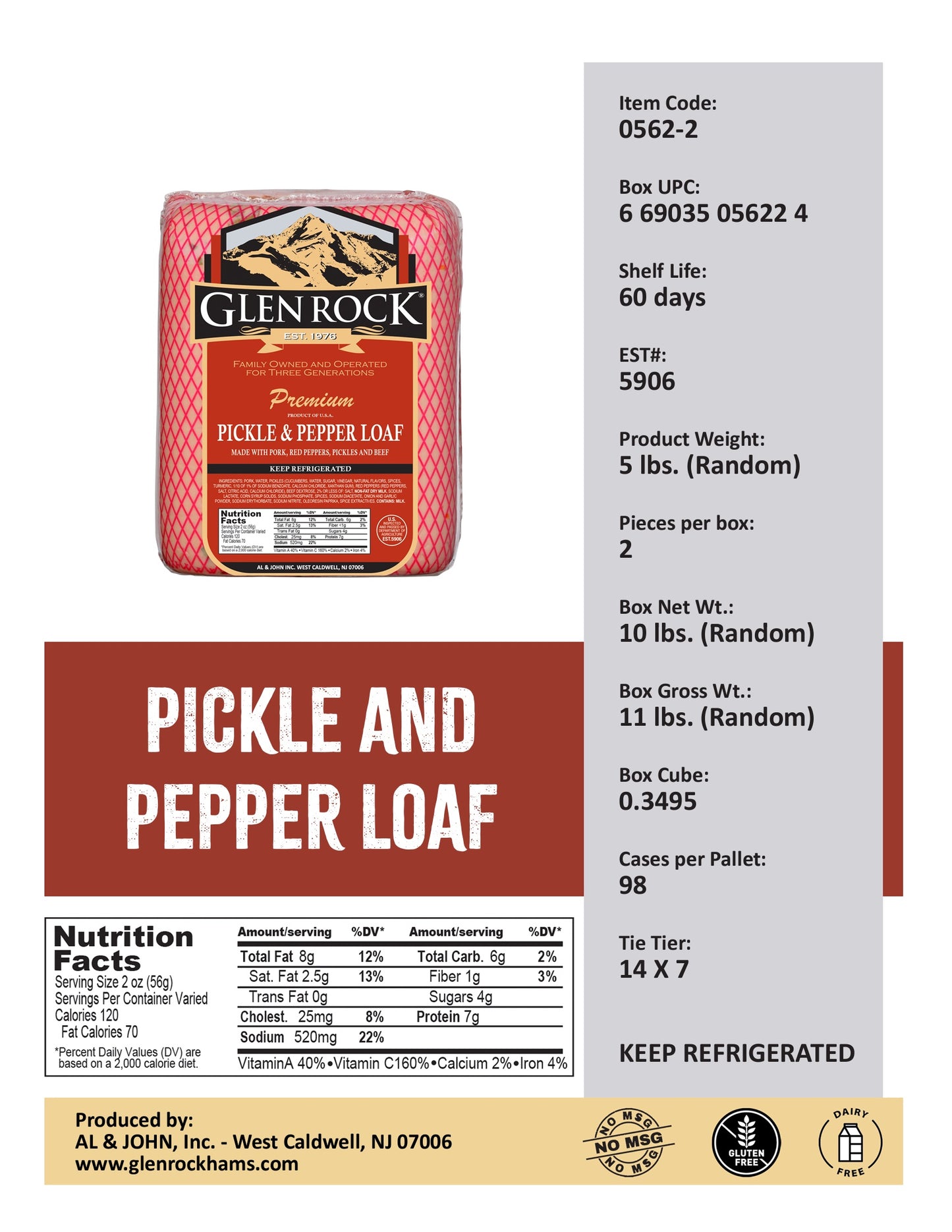Pickle and Pepper Loaf