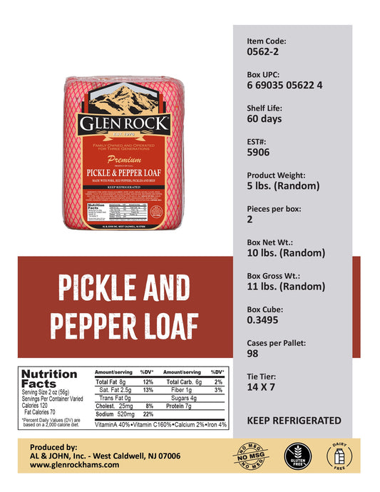 Pickle and Pepper Loaf