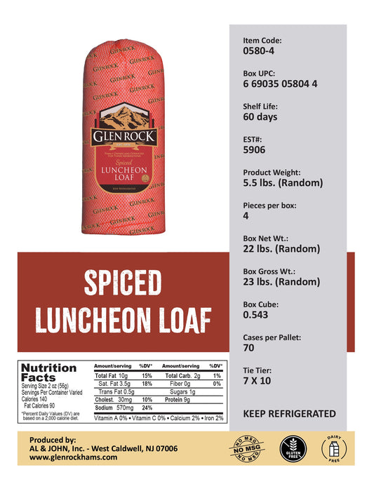 Spiced Luncheon Loaf