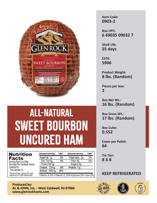 All Natural Sweet Bourbon Uncured Ham