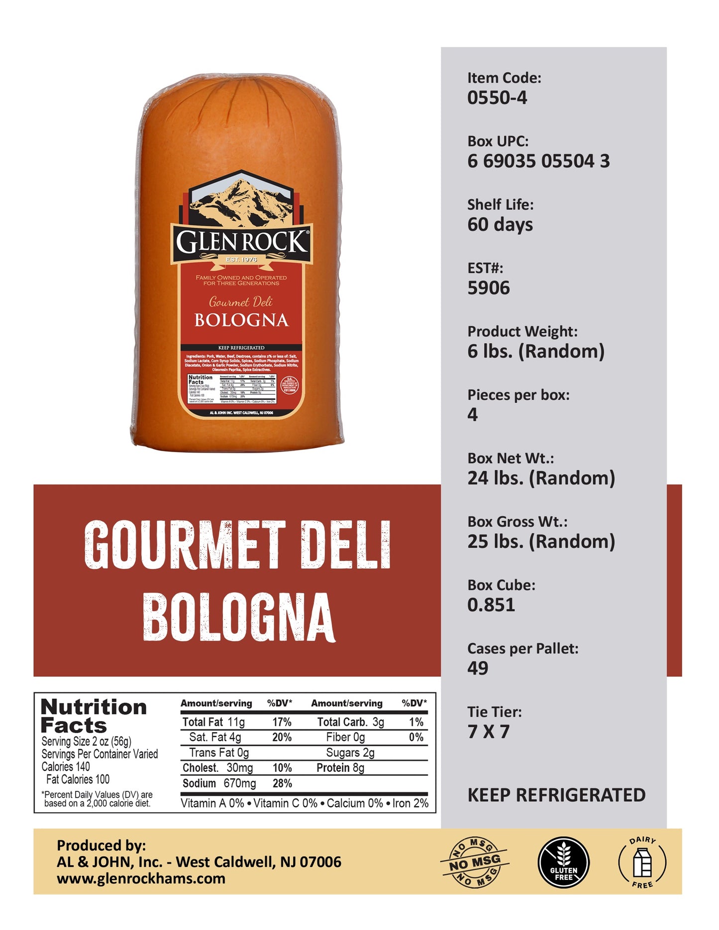 Gourmet Deli Bologna
