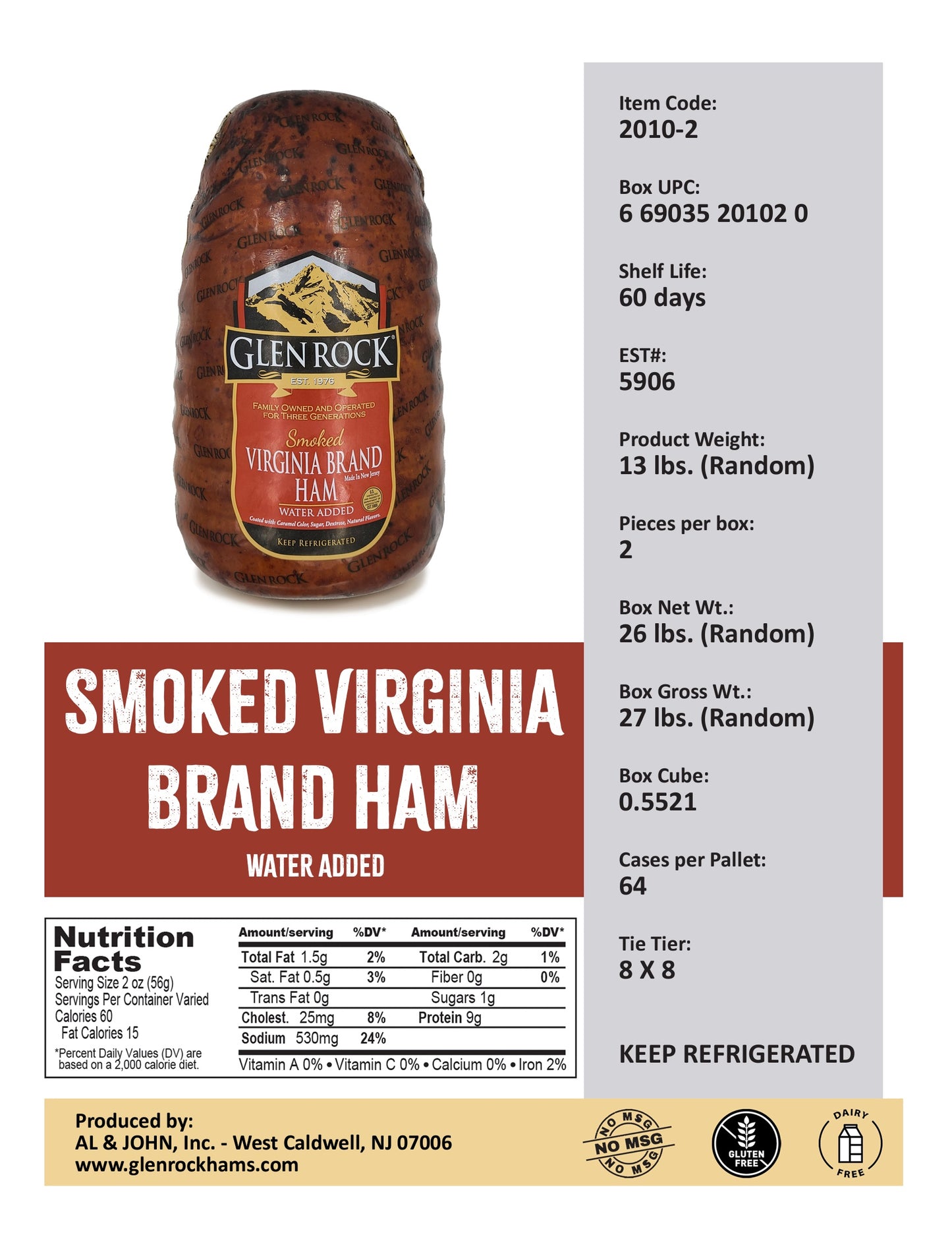 Smoked Virginia Brand Ham