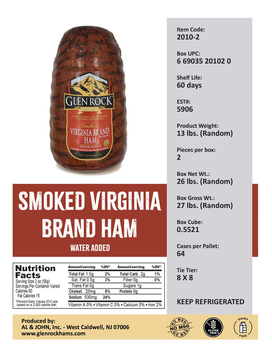 Smoked Virginia Brand Ham