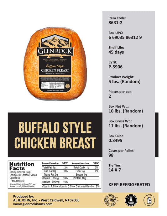 Buffalo Style Chicken Breast