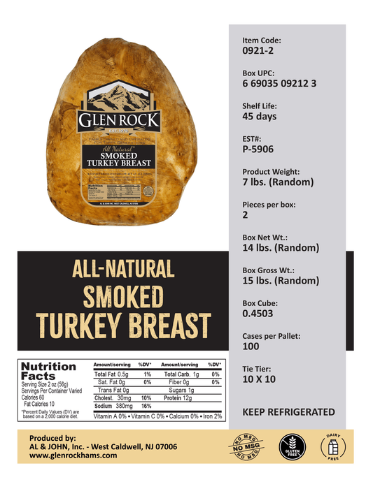All Natural Smoked Turkey Breast