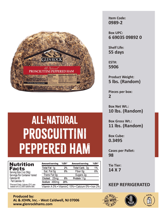 All Natural Peppered Ham